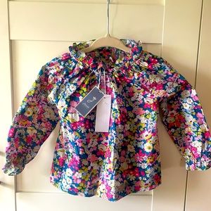 Jacadi Parisian Floral Baby Blouse
